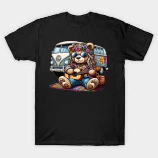 hippie teddy bear 2.0 T-Shirt